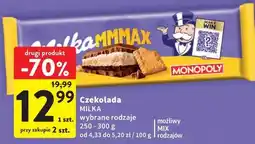 Intermarche Czekolada MILKA wybrane rodzaje oferta