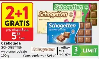 Intermarche Czekolada SCHOGETTEN oferta