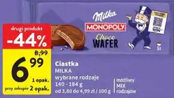Intermarche Ciastka MILKA wybrane rodzaje oferta