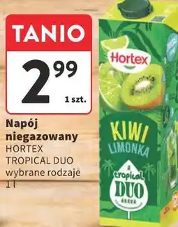Intermarche Napój niegazowany HORTEX TROPICAL DUO wybrane rodzaje oferta