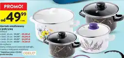 Intermarche Garnek emaliowany z pokrywą ODELO oferta