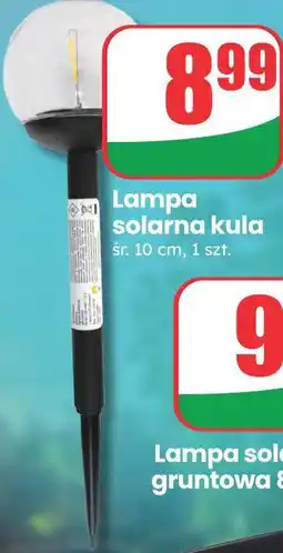 Dino Lampa solarna kula śr. 10 cm, 1 szt oferta