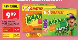 Biedronka Lody Kaktus, 9x45 ml/6x75 ml oferta