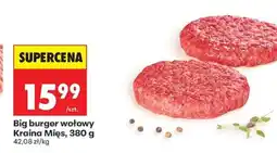 Biedronka Big burger wołowy Kraina Mięs, 380 g oferta