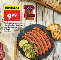 Biedronka Kiełbaski wieprzowe z jagnięciną Kraina Wędlin Select, 200 g oferta