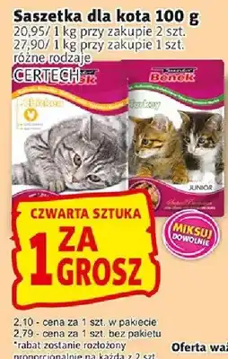 Prim Market Saszetka dla kota Benek Certech różne rodzaje oferta