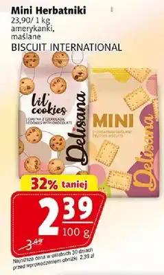 Prim Market Mini Herbatniki amerykańskie maślane Delisana Biscuit International oferta