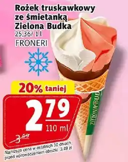 Prim Market Rożek truskawkowy ze śmietanką Zielona Budka Froneri oferta