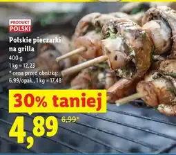 Lidl Pieczarki na grilla polskie oferta