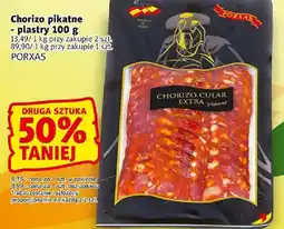 Prim Market Chorizo pikatne plastry Porxas oferta