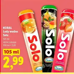 Lidl Lody wodne Solo Koral oferta
