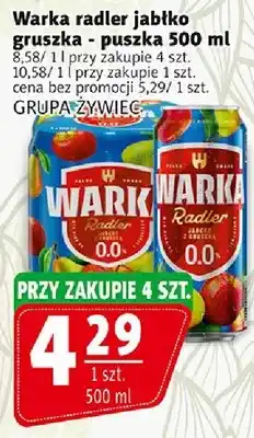Prim Market Piwo Warka radler jabłko gruszka puszka Grupa Żywiec oferta