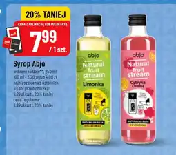 Polomarket Syrop Abjo Natural Fruit Stream Limonka oferta