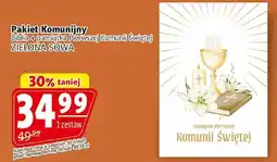 Prim Market Pakiet Komunijny Biblia pamiątka Pierwszej Komunii Świętej Zielona Sowa oferta