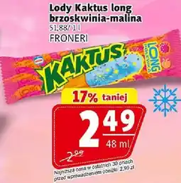 Prim Market Lody Kaktus long brzoskwinia-malina Froneri oferta
