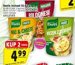 Prim Market Danie instant Boczek z Cebulką Knorr Unilever oferta
