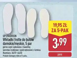ALDI Wkładki do butów Up2Fashion oferta