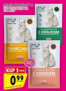 Prim Market Karma dla kotów saszetka z łososiem Fiona&Atos oferta