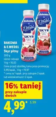Lidl Skyr pitny Bakoma & E.Wedel oferta
