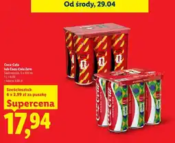 Lidl Napój gazowany Coca-Cola Zero oferta