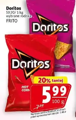 Prim Market Doritos Frito wybrane rodzaje oferta
