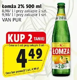 Prim Market Piwo Łomża 2% Van Pur oferta