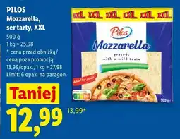 Lidl Mozzarella ser tarty XXL Pilos oferta