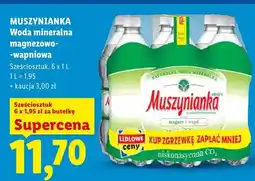 Lidl Woda mineralna magnezowo-wapniowa Muszynianka sześciosztuk oferta