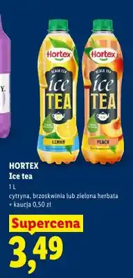 Lidl Ice tea Hortex Black Tea brzoskwinia oferta