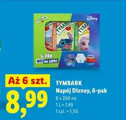 Lidl Napój Disney 6-pak Tymbark oferta