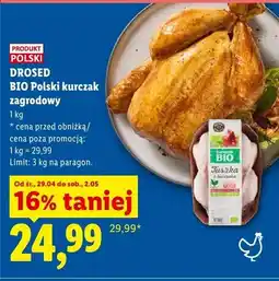 Lidl Kurczak zagrodowy BIO polski Drosed oferta