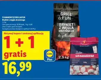 Lidl Brykiet z węgla drzewnego Grill&Fun oferta