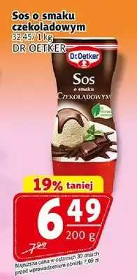 Prim Market Sos o smaku czekoladowym Dr. Oetker oferta