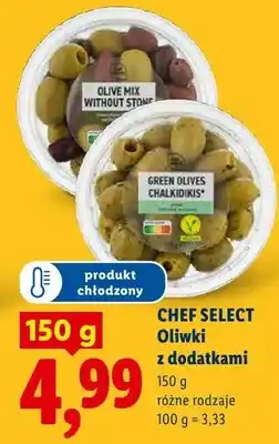 Lidl Oliwki z dodatkami Chef Select oferta