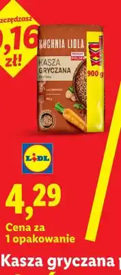 Lidl Kasza gryczana prażona Kuchnia Lidla oferta
