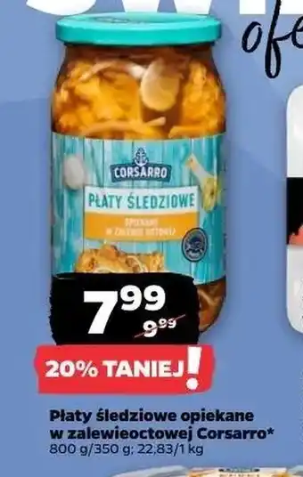 Netto Płaty śledziowe Corsarro oferta