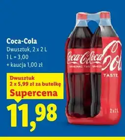 Lidl Napój gazowany Coca-Cola dwusztuk oferta
