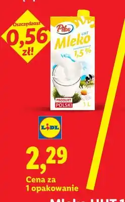 Lidl Mleko UHT 1,5% Pilos oferta