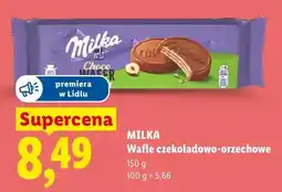 Lidl Wafle czekoladowo-orzechowe Milka Choco Wafer oferta