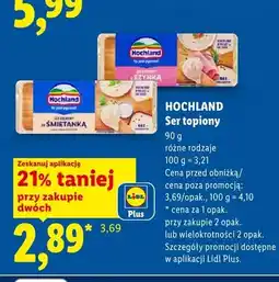 Lidl Ser topiony Hochland oferta