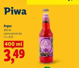 Lidl Piwo Argus czarna porzeczka oferta