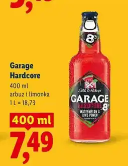 Lidl Piwo Garage Hardcore arbuz i limonka oferta