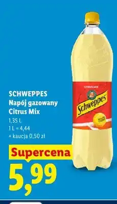 Lidl Napój gazowany Citrus Mix Schweppes oferta
