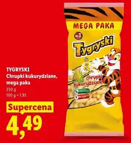 Lidl Chrupki kukurydziane Tygryski mega paka oferta