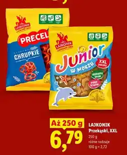 Lidl Przekąski Lajkonik Junior w morzu XXL oferta