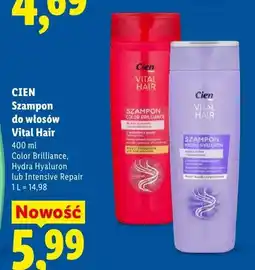 Lidl Szampon do włosów Vital Hair Hydra Hyaluron Cien oferta