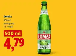 Lidl Piwo Łomża winogrono oferta