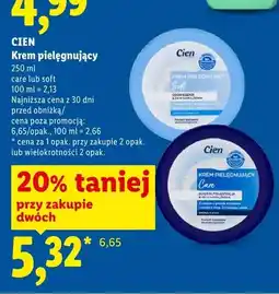 Lidl Krem pielęgnujący soft Cien oferta