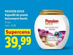 Lidl Kapsułki do prania kolorowych tkanin Passion Gold 3in1 Action Caps Color oferta