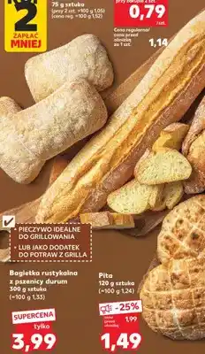 Kaufland Bagietka rustykalna z pszenicy durum oferta